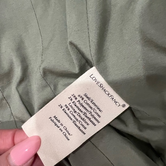 Loveshackfancy Dolisa Embroidered Military Jacket size 4 NWT - Picture 8 of 8